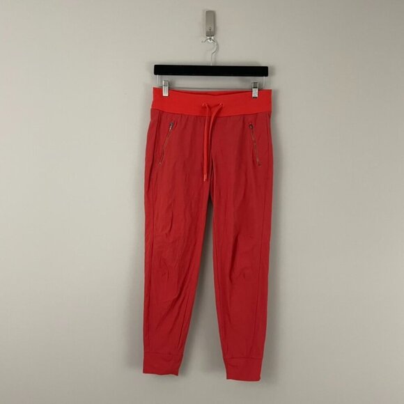 Athleta Trekkie North Jogger Pants in Coral Orange Size 4 - Picture 1 of 7
